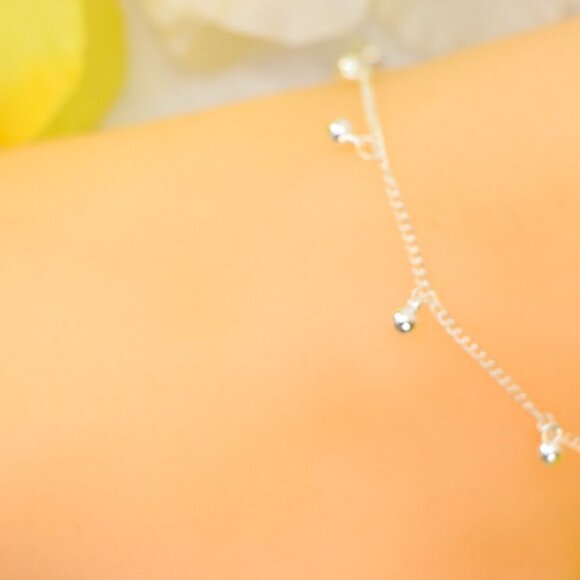 Minimalist Anklet, Sleek & Modern Design, Women’s Fashion, YC110207-A - Picture 2 of 10